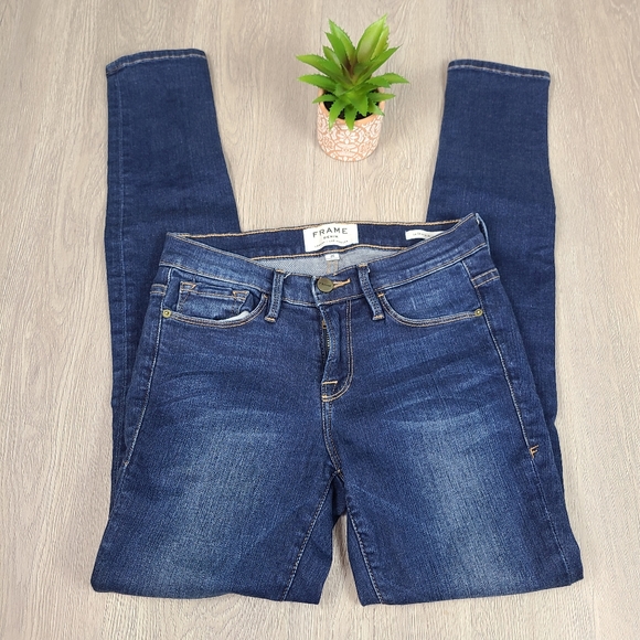 Frame Denim Le Skinny Jeans Columbia Road - Picture 2 of 7